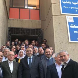 المعهد-العالي-للدراسات-المحاسبية-في-جامعة-بغداد-يستضيف-وزير-التعليم-العالي-