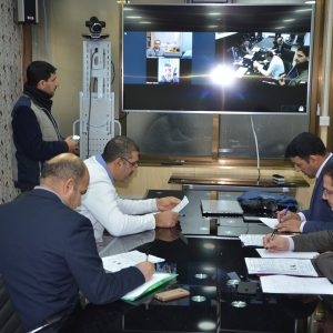 جامعة-بغداد-تنظم-لقاءا-فديويا-مع-اساتذة-من-جامعة-ليفربول-1