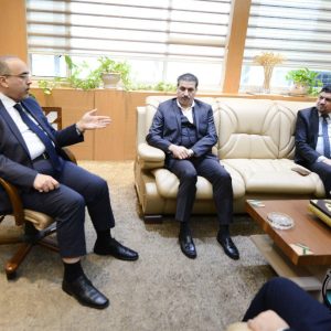 رئيس-جامعة-بغداد-يستقبل-رئيس-جامعة-الكرخ-للعلوم-1