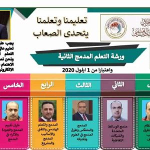 المعهد-العالي-للدراسات-المحاسبية-والمالية-يشارك-في-ورشة-التعليم-المدمج-الألكترونية-الثانية