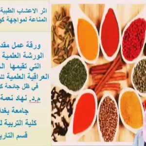 تدريسية-من-كلية-التربية-للبنات-بجامعة-بغداد-تلقي-محاضرة-في-ورشة-دولية-الكترونية-1
