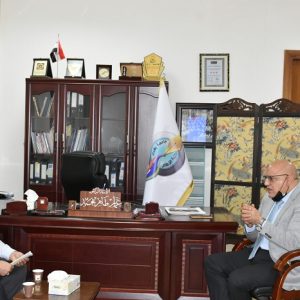 عمادة-كلية-الاعلام-تستقبل-نائب-رئيس-اتحاد-الاذاعات-والتلفزيونات-1