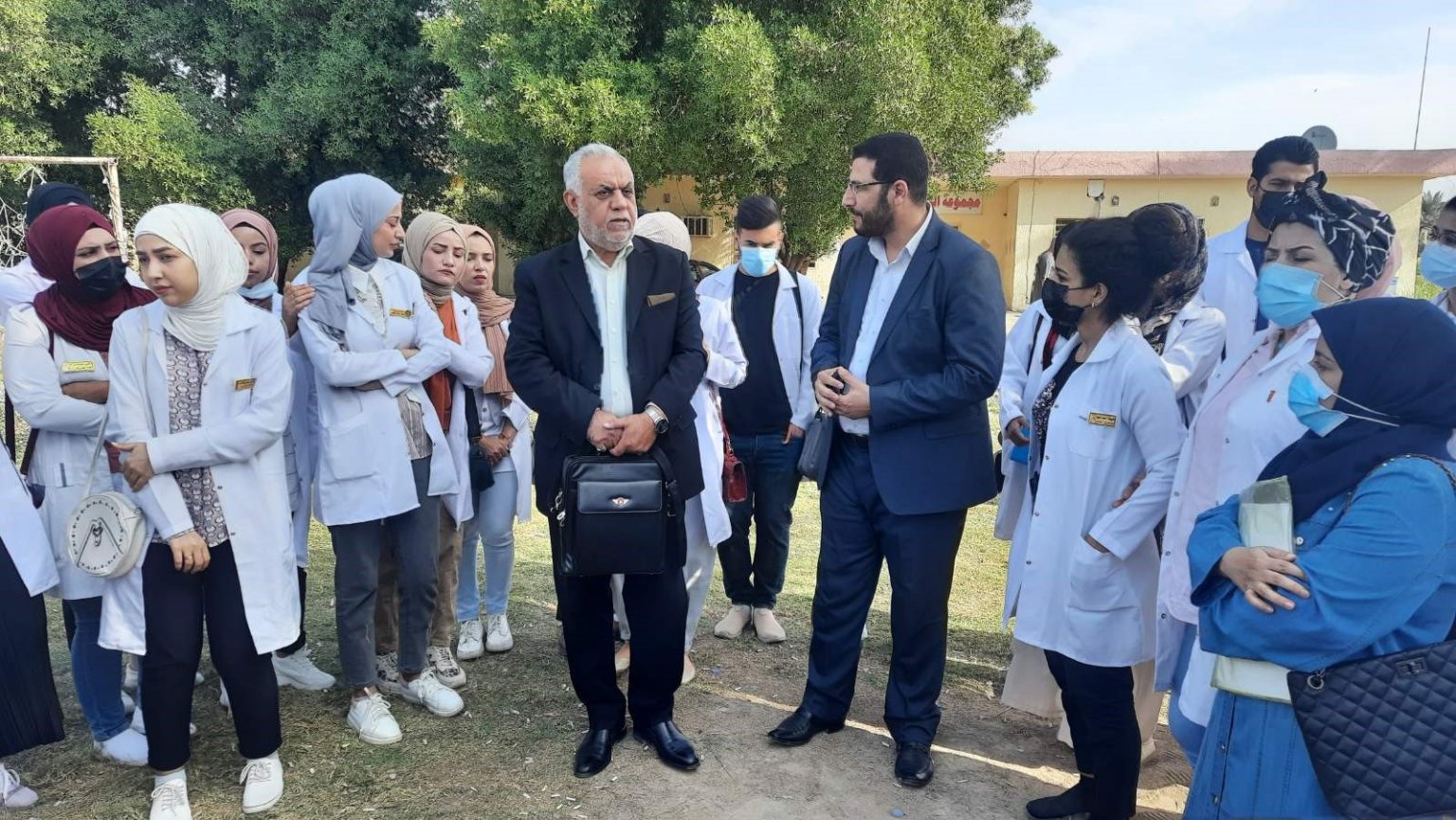 Professors from the college of nursing visit AlRashad Psychiatric Hospital University of Baghdad