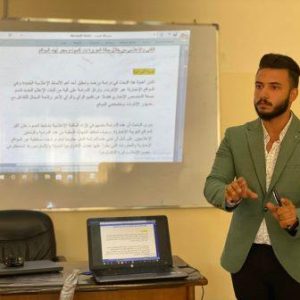 كلية-الاعلام-تنظم-محاضرة-عن-المواقع-الاخبارية-الالكترونية