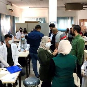 كلية-التربية-ابن-الهيثم-تستقبل-الفرق-الصحية-التابعة-لمتابعة-اجراءات-1