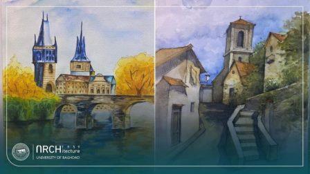 كلية-الهندسة-تفتتح-معرض-الرسم-الحر-3