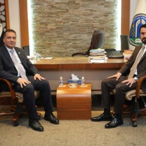 President of University of Baghdad Receives Minister of Communications, Engineer Mustafa Sanad, and Affirms the Importance of Partnership in Digital Transformation